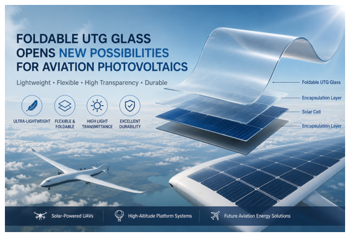 折りたたみ可能な UTG ガラスが航空太陽光発電の新たな可能性を切り開く