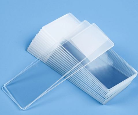 顕微鏡スライド用超白色アルミノケイ酸フロートガラス基板 1.0mm-1.2mm 厚さ DOL ≥500Mpa